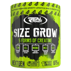 Real Pharm Size Grow 675g Stack Kreatynowy - 5 Form Kreatyn