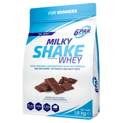 6PAK Milky Shake Whey 1800g Białko Koncentrat WPC