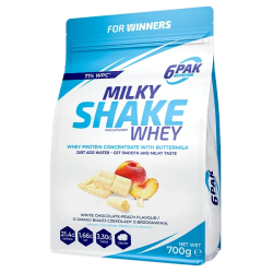 6PAK Milky Shake Whey 700g Białko Koncentrat WPC