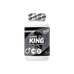 6PAK Alpha King Testosterone Booster 120kaps.